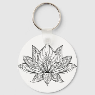 Lotus Key Ring
