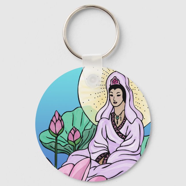 Lotus Key Ring (Front)