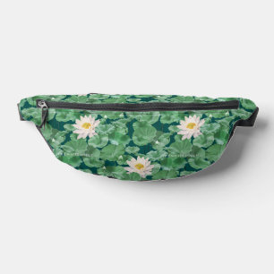 Lotus Lagoon Pattern - The White Lotus Bum Bags