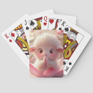 Lotus Lamb: Essence of Innocence Playing Cards