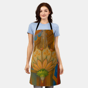 Lotus Light – Royal Pavilion Chandelier Print Apron