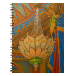 Lotus Light – Royal Pavilion Chandelier Print Notebook
