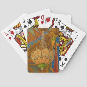 Lotus Light – Royal Pavilion Chandelier Print Playing Cards