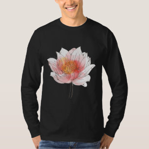 Lotus Lily Meditation Flower T-Shirt