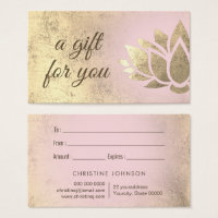 lotus logo gift card