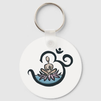 Lotus Lover Yoga Key Ring