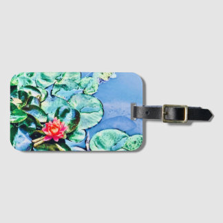 Lotus Luggage Tag