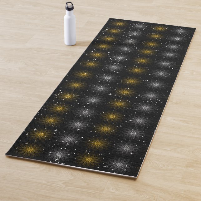 Lotus Luminic Floral Pattern Yoga Mat (In Situ)