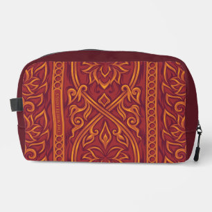 Lotus Luxe Tapestry Pattern - The White Lotus Dopp Kit