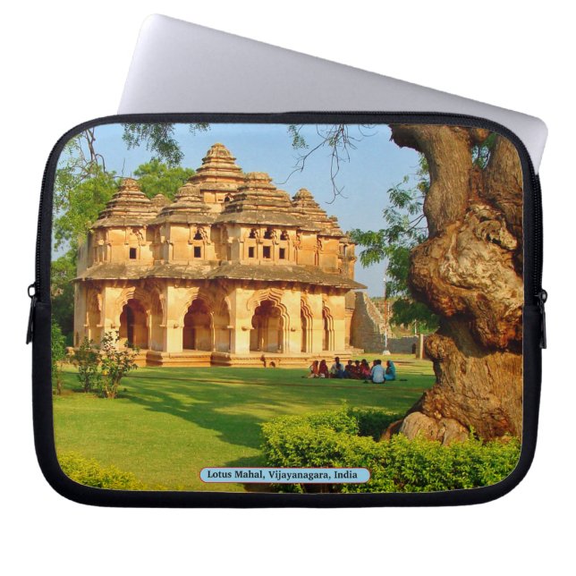 Lotus Mahal, Vijayanagara, India Laptop Sleeve (Front)