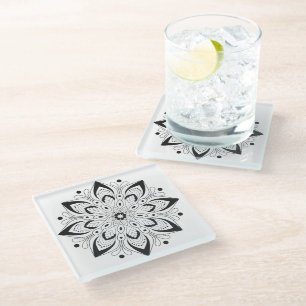 Lotus Mandala Design Coaster