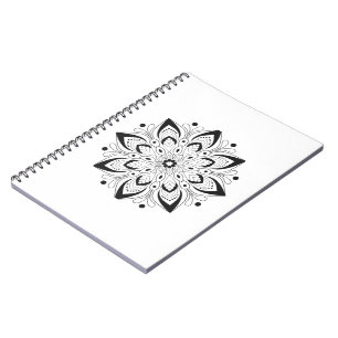Lotus Mandala Design Notebook