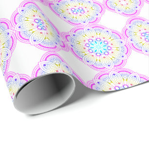 Lotus Mandala Design  Wrapping Paper