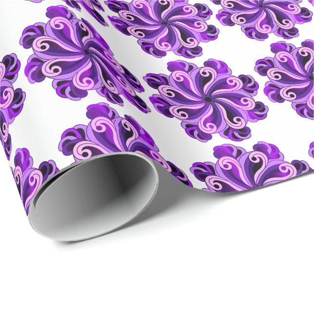 Lotus Mandala Design  Wrapping Paper (Roll Corner)