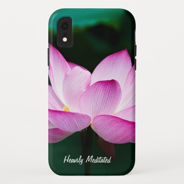 Lotus Meditation Case-Mate iPhone Case (Back)