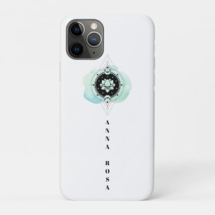*~* Lotus, Moon, Stars Sacred Symbol Enlightenment iPhone 11 Pro Case