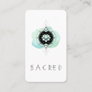 *~* Lotus  Moon To Nirvana Sacred Symbol Business Card
