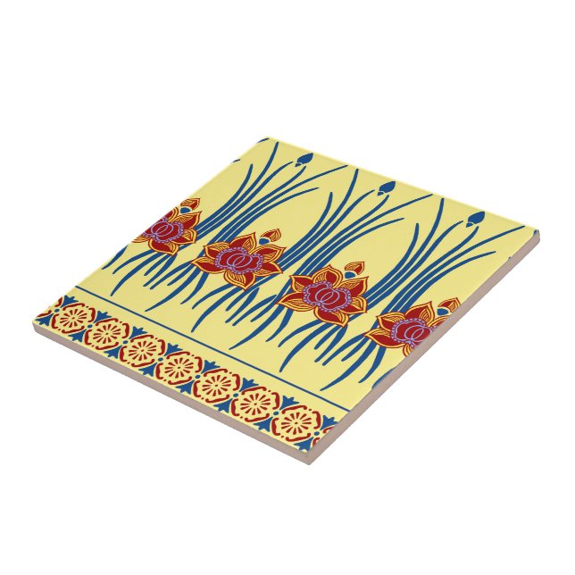 LOTUS NOUVEAU: JULY AFTERNOON TILE (Side)