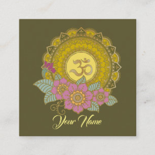 Lotus Of The OM - Business Card