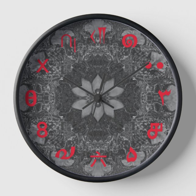 Lotus of Time: Universal Numeral Clock (Front)