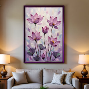 Lotus – Oil Painting Poster