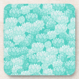 Lotus pattern 2 coaster