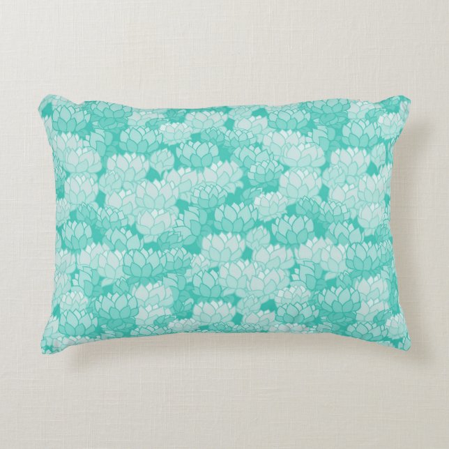 Lotus pattern 2 decorative cushion (Front)