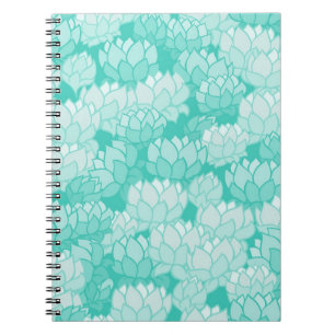 Lotus pattern 2 notebook