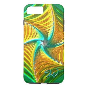 Lotus Pattern Glass Art 5B iPhone 7 Case