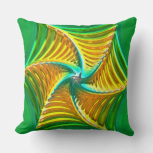 Lotus Pattern Glass Art 5B Pillows