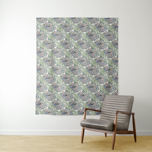 Lotus Pattern tapestries (In Situ)