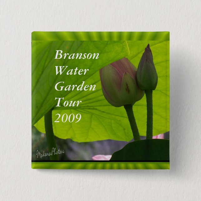 Lotus Pin-customise 15 Cm Square Badge (Front)
