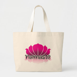 Lotus Pink Large Tote Bag