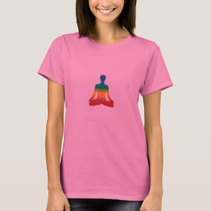Lotus Position - Chakra Colours T-Shirt