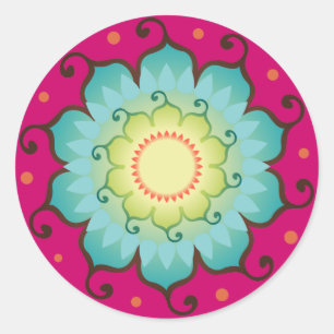 Lotus Radiant Stickers
