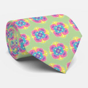 Lotus Rangoli Tie
