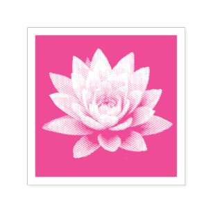 Lotus Flower Buddhism Buddha Rubber Stamps Custom Stamps Rubber Rubber Stamps Custom Stamps Rubber