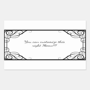 Lotus Shadow Fairy Rectangular Sticker
