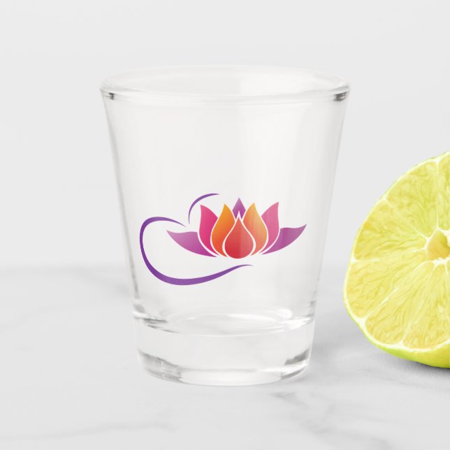 Lotus Shot Glass (Front)