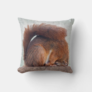Lotus Squirrel Pillow