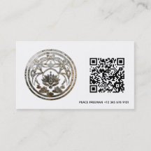 Lotus Stillness | Silver Mandala Design
