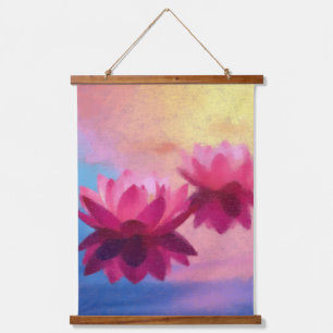 Lotus Vibrant Hanging Tapestry