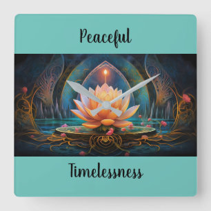 Lotus Wall Clock