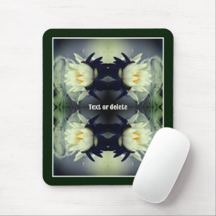 Lotus Water Lily Flower Abstract Art Personalized Mouse Pad
