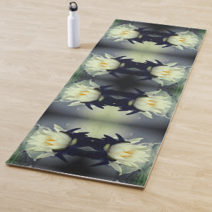 Lotus Water Lily Flower Abstract Art   Yoga Mat