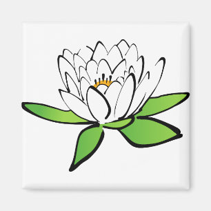 Lotus Water Lily Flower Bloom Blossom Magnet