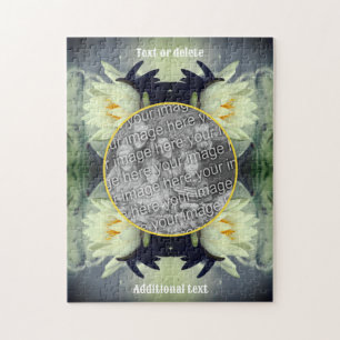 Lotus Water Lily Flower Create Your Own Photo Jigsaw Puzzle
