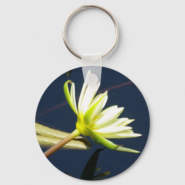 Lotus Waterlily Key Ring (Front)