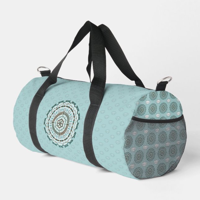 Lotus Weave Duffle Bag (Right Corner)