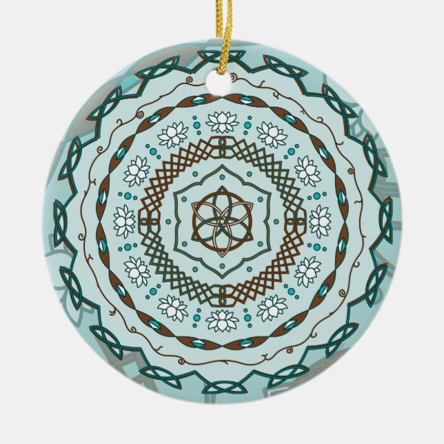 Lotus Weave Ornament (Front)